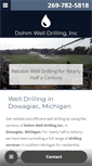 Mobile Screenshot of dohmwelldrilling.com